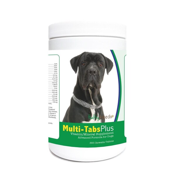Healthy Breeds Cane Corso Multi-Tabs Plus Chewable Tablets, 365PK 840235123580 - main